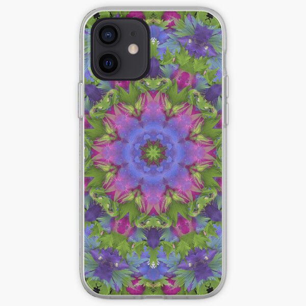 Jewel Toned Floral Explosion iPhone Soft Case