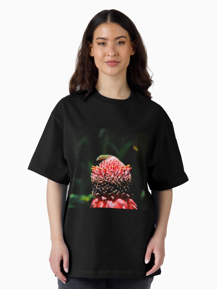 Thumbnail 1 of 7, Oversized T-Shirt, The lizard pops up. designed and sold by Scooterbob.