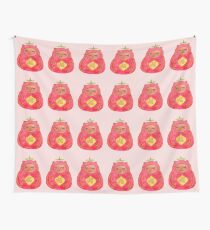 Kuma Daruma - Goodluck Bear Wall Tapestry