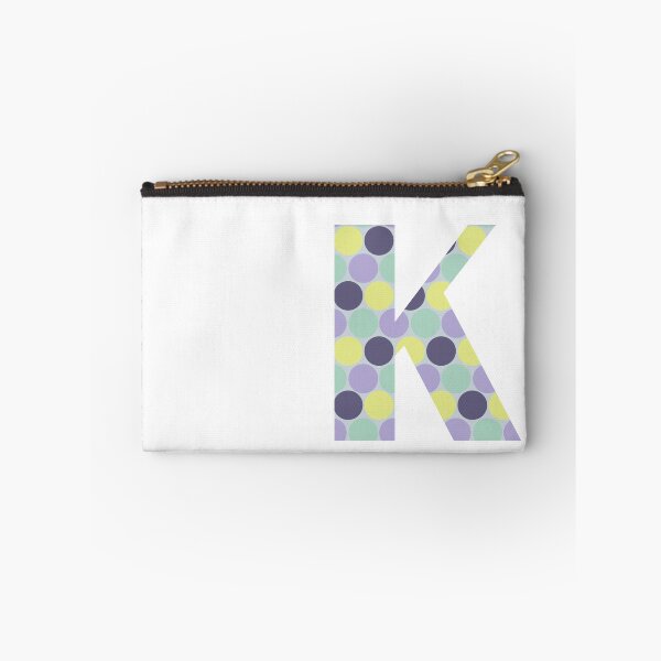 Item preview, Purple Polka Dot Letter K designed and sold by vickennobile.