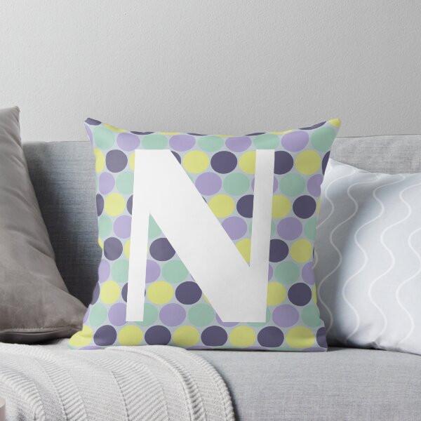 Item preview, Purple Polka Dot Letter N designed and sold by vickennobile.