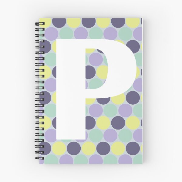 Item preview, Purple Polka Dot Letter P designed and sold by vickennobile.