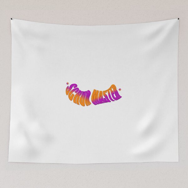 Item preview, Scrum Master Swirly Text designed and sold by benandfreya.