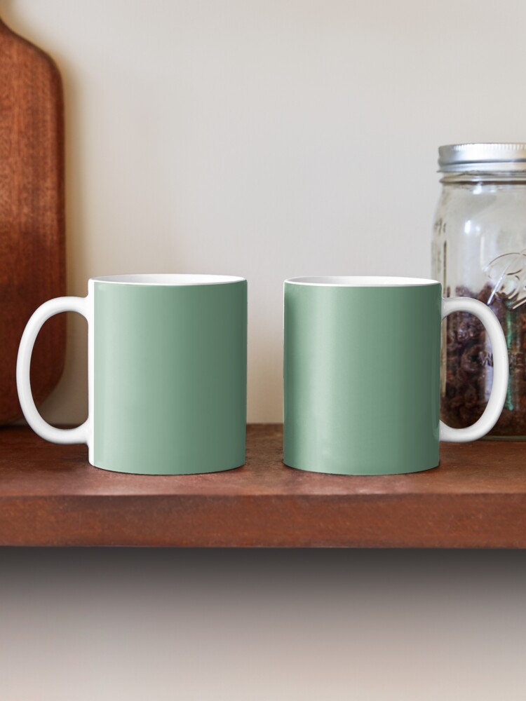 "Solid Sage Green Color" Mug by podartist Redbubble
