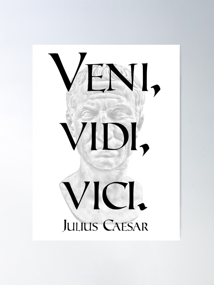 Veni Vidi Vici Posters - CafePress