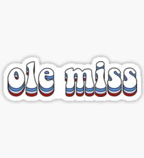 Groovy Ole Miss Sticker