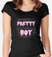Pretty boy Women's Fitted Scoop T-Shirt