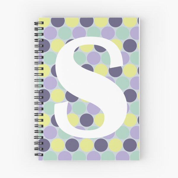 Item preview, Purple Polka Dot Letter S designed and sold by vickennobile.