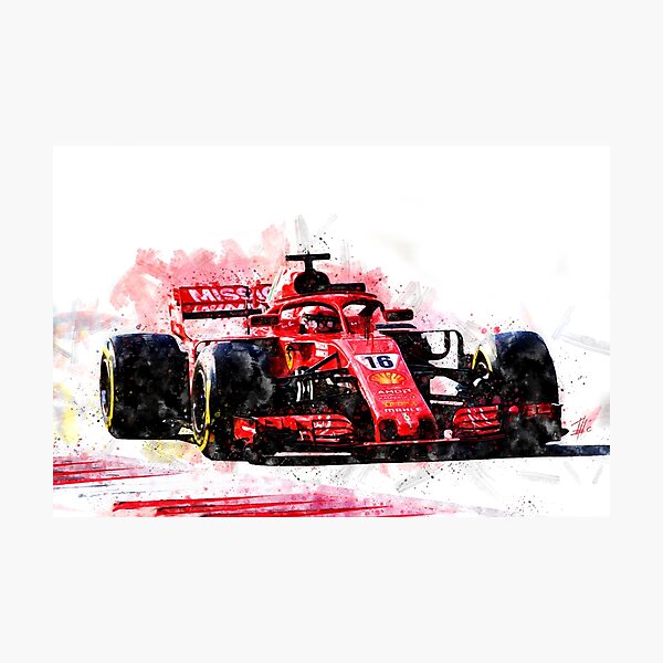 Charles Leclerc Ferrari Photographic Print