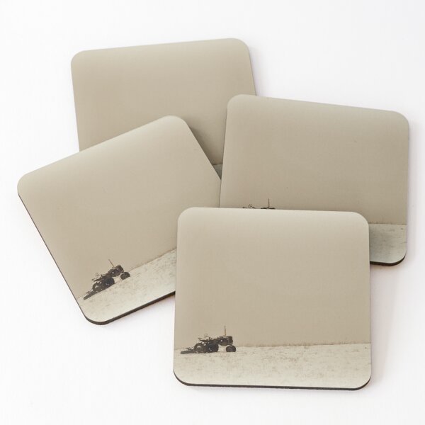 Item preview, Minimalist Tractor in Winter. designed and sold by Billlee.