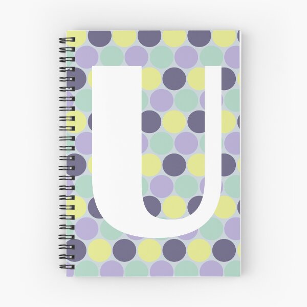 Item preview, Purple Polka Dot Letter U designed and sold by vickennobile.