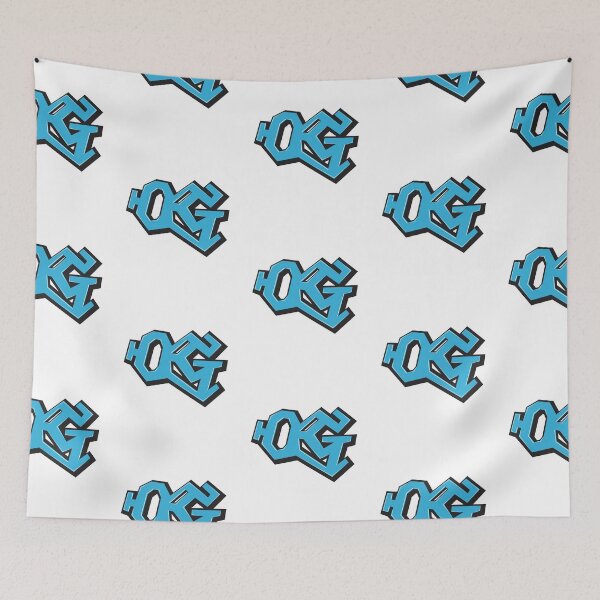 Item preview, Graffiti Style Electric Blue 'OG' Original Gangsta designed and sold by MCGraphics.