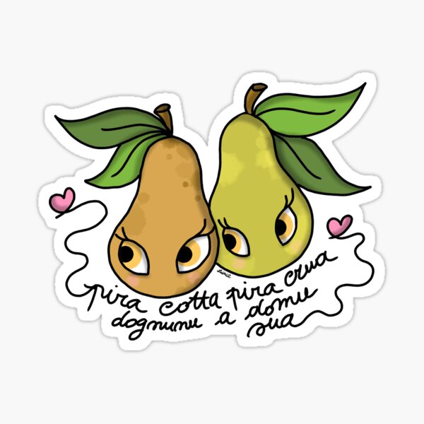 Proverbio Sardo - ILOVESARDEGNA Sticker