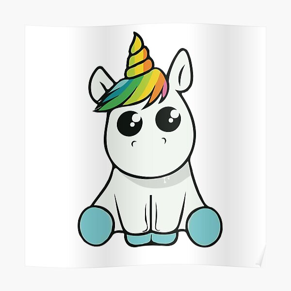 ★ Kawaii Unicorn Poster