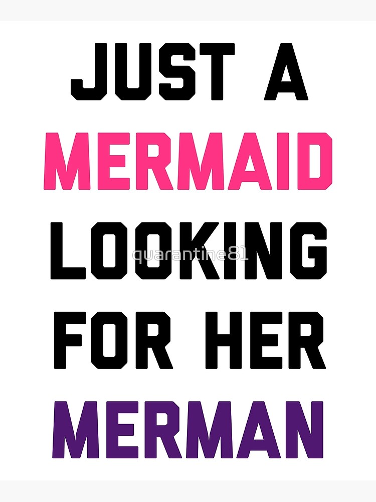 Merman Quote Mermaids Have More Fun Quote Art