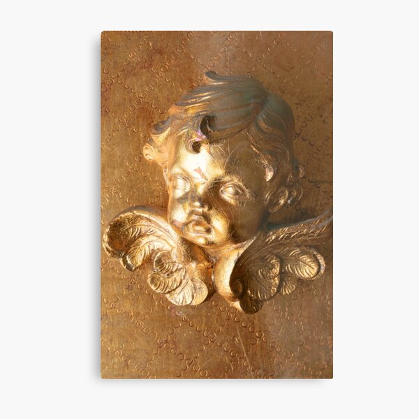 Day 32 | 365 Day Creative Project "Golden Cherub" Metal Print