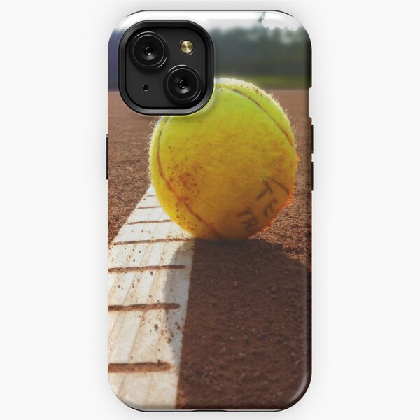 Funda de tenis con diseño de raqueta dinámica para iPhone 11