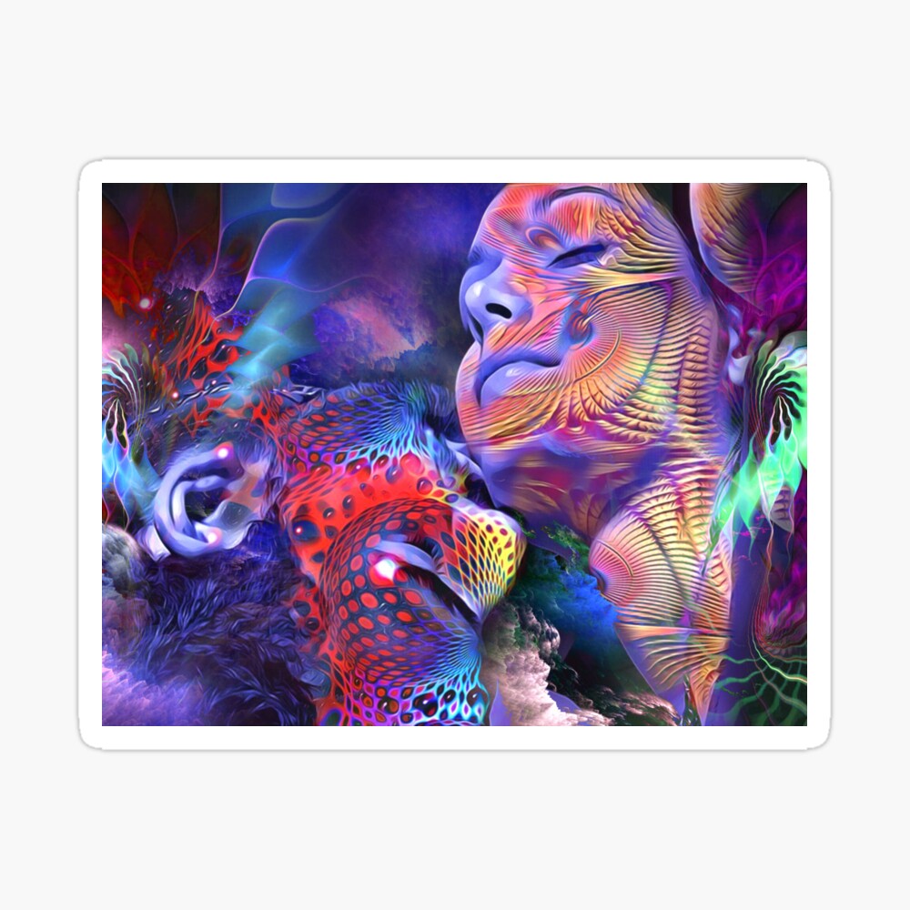 Psychedelic Love Art Print