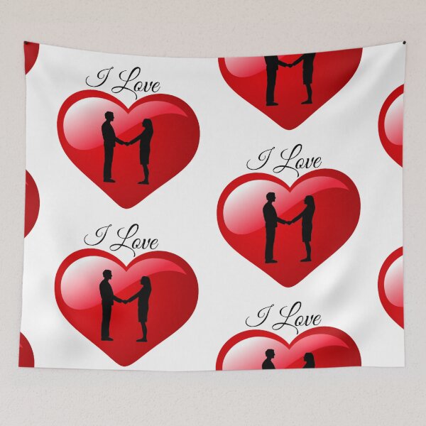 Item preview, I love you couple designed and sold by OJOEF89.