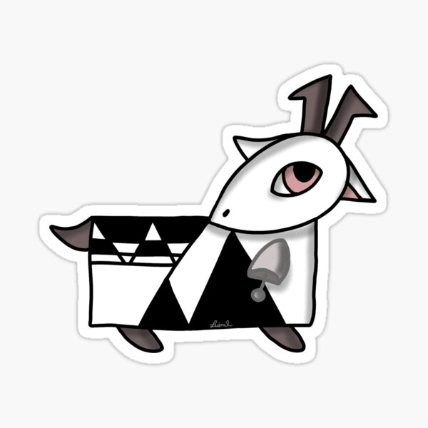 La capretta magica e il campanellino d'argento - Maria Lai Tribute Sticker