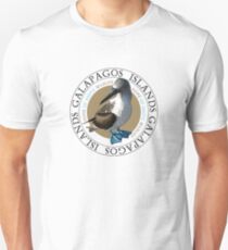 Galapagos-Inseln Blaufußtölpel Slim Fit T-Shirt