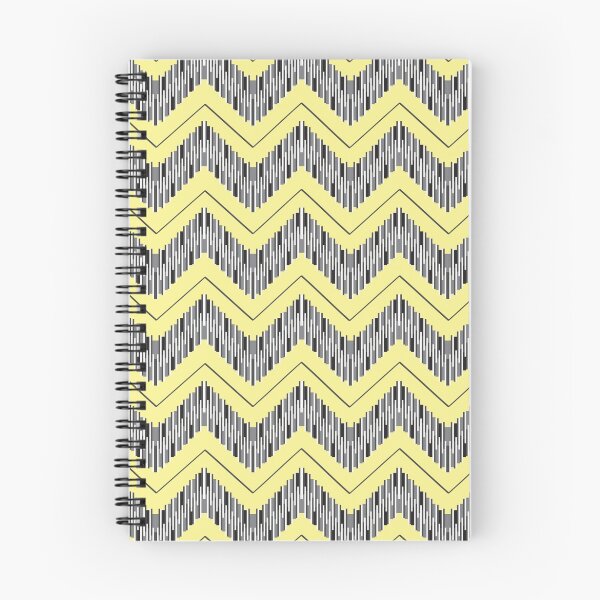 Item preview, Yellow Grey Black White Tiled Chevron designed and sold by paislee.
