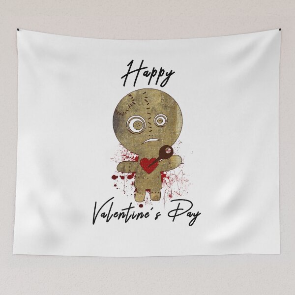 Item preview, Anti Valentine's Day Voodoo Doll Valentine Hater EMO Punk Love Heartache Blood Heartbroken Happy Valentine's Day Gift Card designed and sold by theshirtinator.