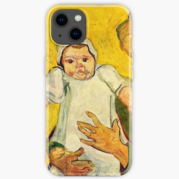 Van Gogh - Augustine Roulin and her Baby iPhone Soft Case