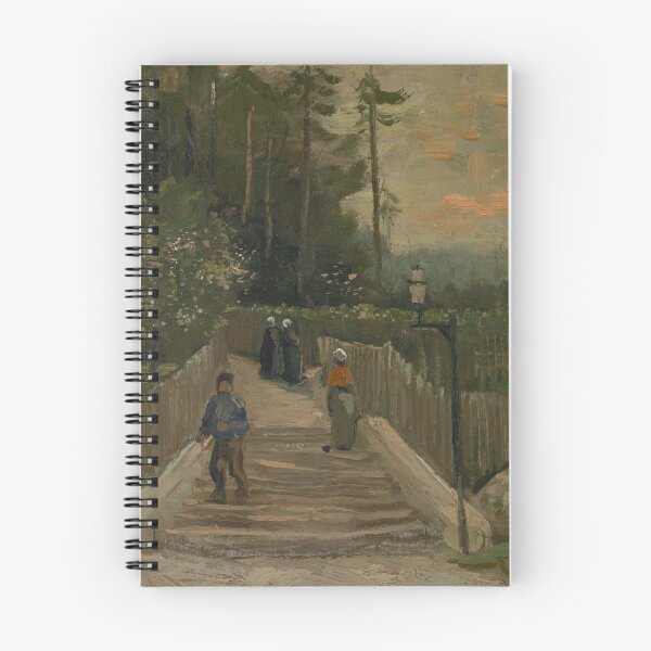 Item preview, Vincent van Gogh, Path in Montmartre, 1886 Painting designed and sold by VibrantDesign.