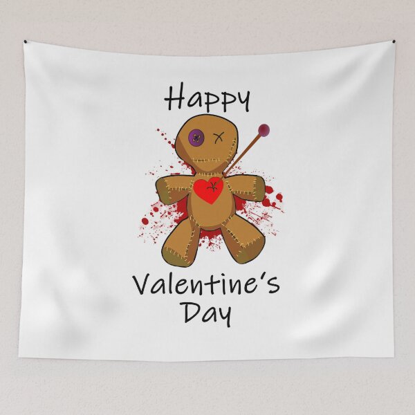 Item preview, Anti Valentine's Day Voodoo Doll Valentine Hater EMO Punk Love Heartache Blood Heartbroken Happy Valentine's Day Gift Card designed and sold by theshirtinator.