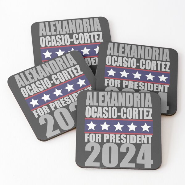 Item preview, Alexandria Ocasio-Cortez for President in 2024! designed and sold by PromoteProgress.
