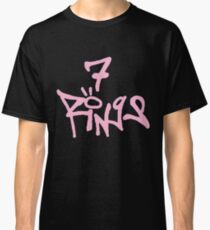 7 Ringe (rosa Titel) - Kollektion Classic T-Shirt
