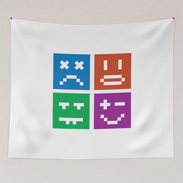 Item preview, Colourful 8Bit Faces Moods & Expressions Gamers designed and sold by MCGraphics.