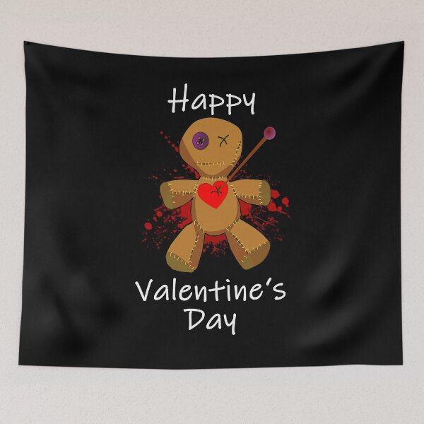 Item preview, Anti Valentine's Day Voodoo Doll Valentine Hater EMO Punk Love Heartache Blood Heartbroken Happy Valentine's Day Gift Card designed and sold by theshirtinator.