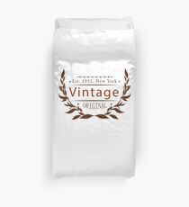 New York Vintage Original 1932 Duvet Cover