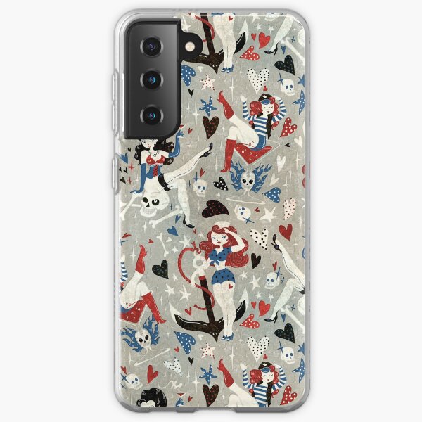 Rockabilly Mädchen Samsung Galaxy Flexible Hülle