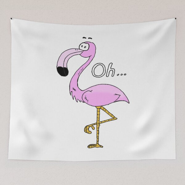 Item preview, Astonished Flamingo designed and sold by Rock-Witches.