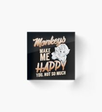 monkey Acrylic Block