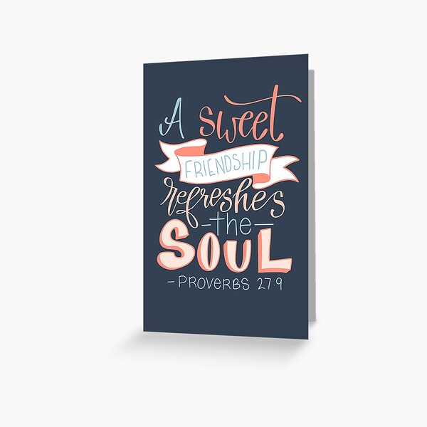 Item preview, Proverbs 27:9 designed and sold by LeahsLetterbox.