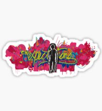 No expectations Sticker