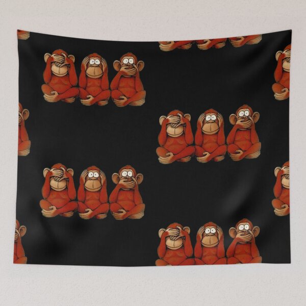 Item preview, Three monkeys designed and sold by OJOEF89.