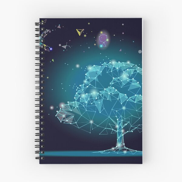 Item preview, Space low poly tree eco life DNA science designed and sold by LuckyStep.
