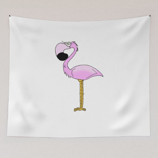 Item preview, Flamingo with a bad mood designed and sold by Rock-Witches.