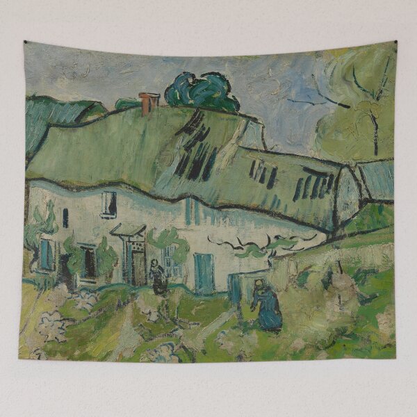 Item preview, Vincent van Gogh, Farmhouse, 1890 Painting designed and sold by VibrantDesign.