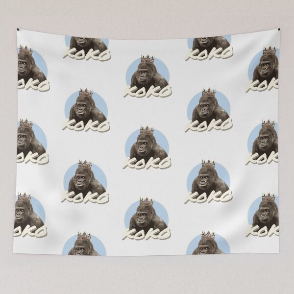 Item preview, Queen Koko Gorilla Wearing Crown designed and sold by MCGraphics.