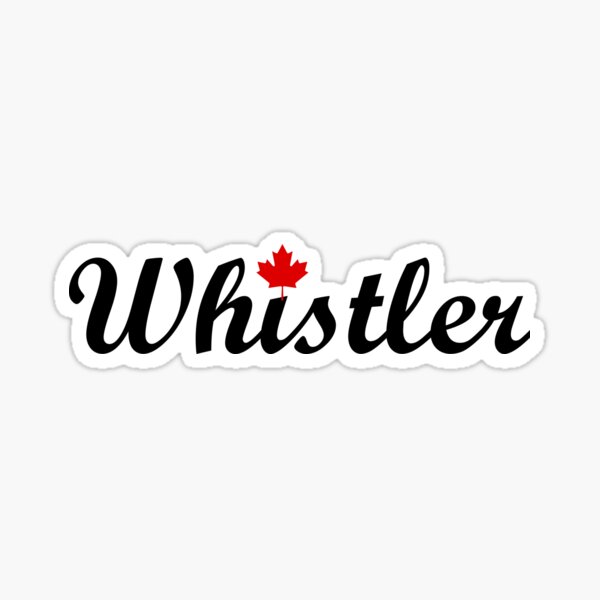 A5 Sticker Sheet Whistler Vinyl Stickers Canada Ski Resort Mountains  Snowboard Holiday Snow Travel Snow Sports Luggage Scrapbooking 79039 