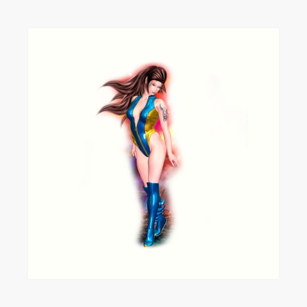 Alien Cherie - ein Mädchen aus dem All Kunstdruck