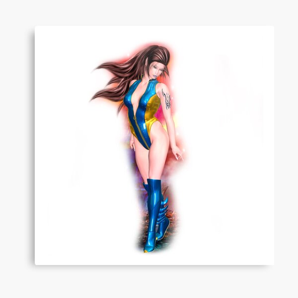 Alien Cherie - ein Mädchen aus dem All Metallbild