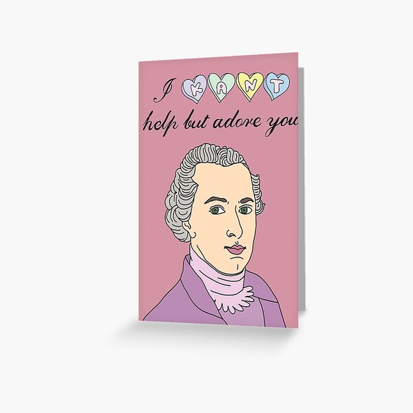 Item preview, Romantic Philosophers: Immanuel Kant ("I Kant Help But Adore You") designed and sold by countercolour.