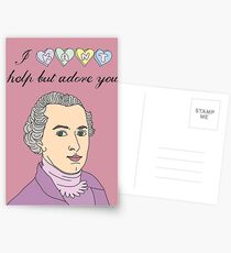 Romantic Philosophers: Immanuel Kant ("I Kant Help But Adore You") Postcards
